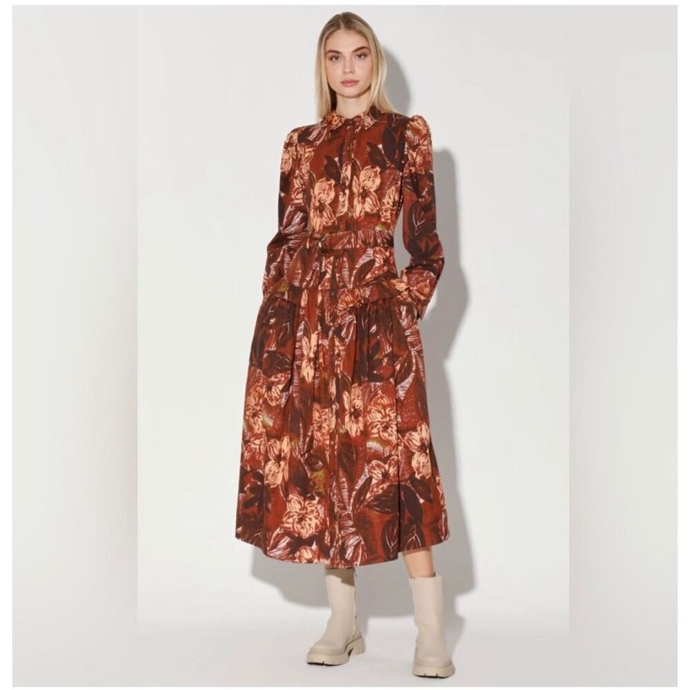 Fall Bloom” by Walter Baker – earthy florals & vintage charm SZ M